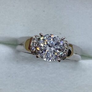 Platinum & Sterling Diamonique 100 Facet Gallery